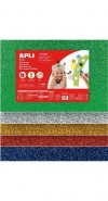 GOMA EVA 40X60 2MM PURPURINA SURTIDO 5 COLORES