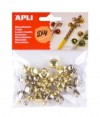 CASCABELES ORO Y PLATA 40UNIDADES