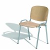 Silla Confidente Estructura Madera Base Pintada