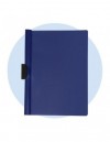CARPETA DOSSIER PINZA CLIP 30H AZUL