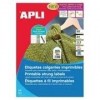 ETIQUETAS APLI DINA4 COLGANTES 36X53 80UNIDADES