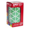 ETIQUETAS APLI GOMETS TRIANGULO 20 VERDE