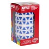 ETIQUETAS APLI GOMETS TRIANGULO 10,5 AZUL