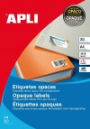 ETIQUETAS APLI DINA4 OPACAS