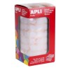 Gomets acharolado adhesivo permanente círculo   10,5 mm Blanco