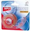 CINTA  ADHESIVA PORTARROLLO APLI 19mm x 33m blister