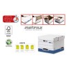 CAJA CONTENEDOR ARCHIVO CON TAPA FIJA AZUL FELLOWES 00216