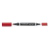 ROTULADOR PERMANETE STAEDTLER  DOBLE PUNTA M Y F ROJO