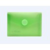 SOBRE A7 BOTON 120x85MM PP VERDE TRASPARENTE