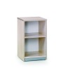 Armario madera puertas 84x45x45 Estructura Aluminio Tapa Gris Rocada