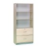 Armario madera  Carpetero 195x90x45 Estructura Aluminio Frontal Y Tapa Gris Rocada
