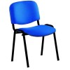 Silla confidente tapizada  azul Rocada RD965