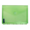 CARPETA SOBRE DINA4+ MULTITALADRO FUELLE VELCRO VERDE
