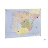 Mapa España magnético con marco de aluminio 101x137 cm Faibo