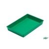 Bandeja multiuso color verde cónica apilable 230x145x30 mm Faibo