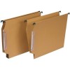 CARPETA COLGANTE FOLIO KRAFT VISOR LATERAL CAJA50