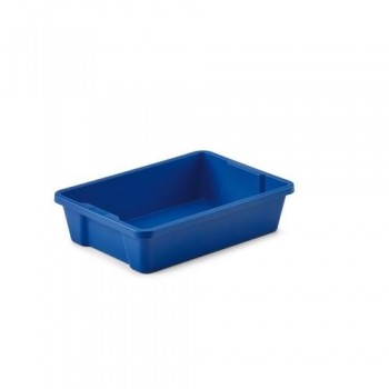 Cajón pequeño sin tapa para mueble tipo ministerio azul Faibo