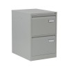 Archivador metálico 2 cajones 42x62,7x77cm gris Rocada standard