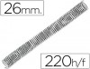 ESPIRAL METALICA PAS64 (5.1) Nº26 NEGRA CAJA 100