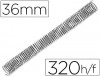 ESPIRAL METALICA PAS64 (5.1) Nº36 NEGRA CAJA 50U