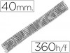 ESPIRAL METALICA PAS64 (5.1) Nº40 NEGRA CAJA 25U