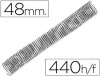 ESPIRAL METALICA PAS64 (5.1) Nº48 NEGRA CAJA 20U