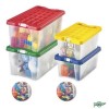 Caja multiuso polipropileno con tapa 371x226x160 mm Faibo