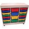Cubetero doble acceso, 3 columnas Mobeduc