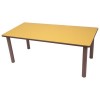 Mesa rectangular madera haya y sobre haya 120x60 cm altura 40 cm Mobeduc