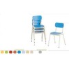 Silla madera estructura metálica T3 35 cm. Altura arena Asia
