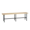Banco vestuario madera 100x34x44 cm.TAU