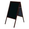 Panel aboard negro para tiza soporte de madera 50x90cm