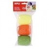 RAFIA NARURAL TONOS FLUOR PACK 3UNIDADES