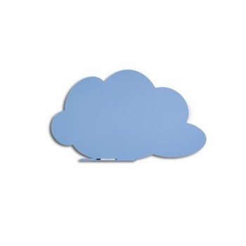 Pizarra lacada Skin Shape nube 75x115cm azul Rocada