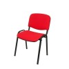 Silla confidente tapizada rojo Alcaraz Piqueras y Crespo