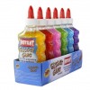 Cola líquida con purpurina Instant Glitter Glue Metallic 6 unidades surtidas  180ml
