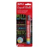 ROTULADOR APLI LIQUID CHALK 5,5 ROJO