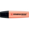 ROTULADOR STABILO BOSS ORIGINAL FLUORESCENTE  PASTEL MELOCOTON 70/126