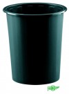 PAPELERA FAIBO PLASTICO OPACA NEGRA