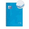 CUADERNO OXFORD DINA4 80H TAPA DURA 90GR CUADRO 5X5 MICRO TURQUESA