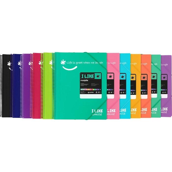 CARPETA 30FUNDAS MAXIPLAS LIKE2 AZUL