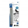 LAPIZ CARBONCILLO STAEDTLER  ESTUCHE 3LAPICES + DIFUMINADOR