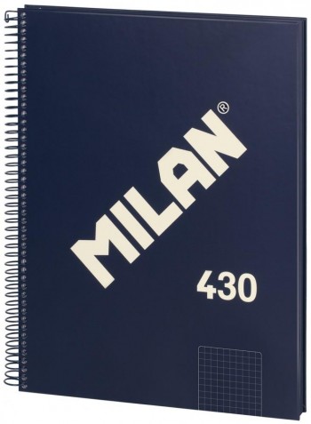 CUADERNO MILAN DINA4 80HOJA 95GRM AZUL