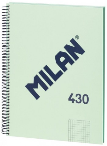 CUADERNO MILAN DINA4 80HOJA 95GRM VERDE