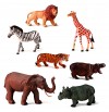 ANIMALES SELVA 7 UDS