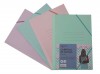 CARPETA FOLIO CARTON SOLAPA  PASTEL SURTIDO FABRISA