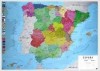 MAPA ESPAÑA POSTER FISICO - POLITICO  60X90