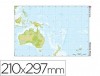 MAPA MUDO OCEANIA FISICA