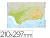 MAPA MUDO ANDALUCIA FISICA
