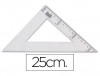 REGLA ESCUADRA 25CM